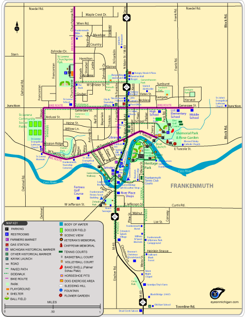 Frankenmuth Map