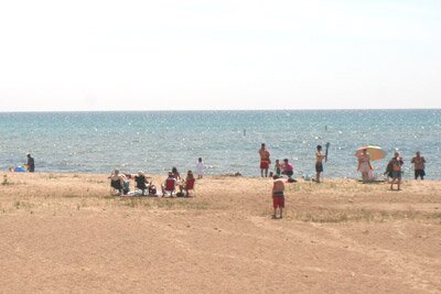 Beach at the state park