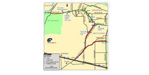 Get a map of the Fort Custer Recreation Area to Springfield trail and area bike routes.