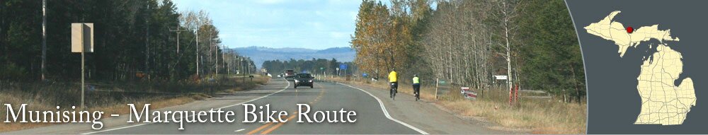 Munising - Marquette Bike Route Map and Information