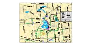 Download maps of the Walled Lake area trails and bike routes.