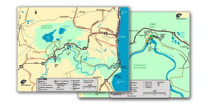 Download maps of Tahquamenon Falls State Park.